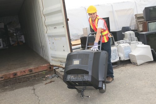 Professional team handling furniture removal in Muswellhill